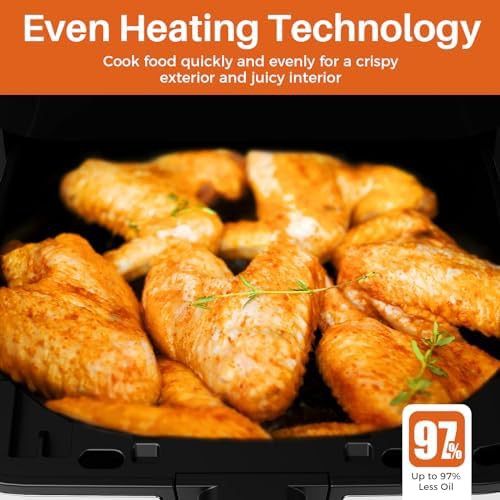 Black and stainless 4.5 qt fryer — photo 3
