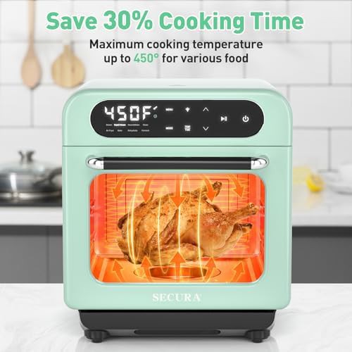 Mint green steam oven and air fryer — photo 5