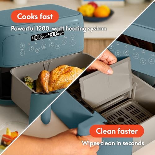 Surf blue four quart dual basket fryer — photo 5
