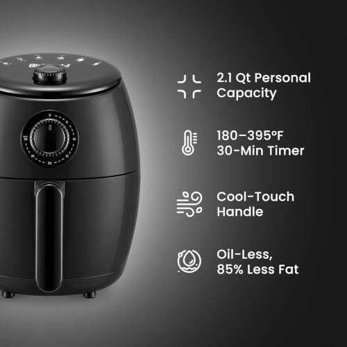 Compact Two Quart Personal Basket Air Fryer — photo 5