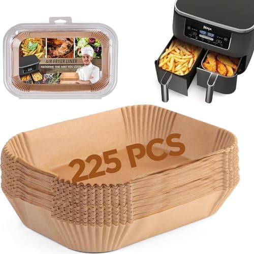 Disposable paper liners for dual fryers