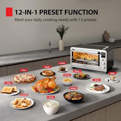 Large Stainless Steel ChefFry Toaster Oven Combo — photo 3