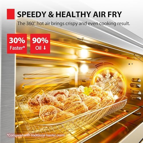 Large Stainless Steel ChefFry Toaster Oven Combo — photo 5