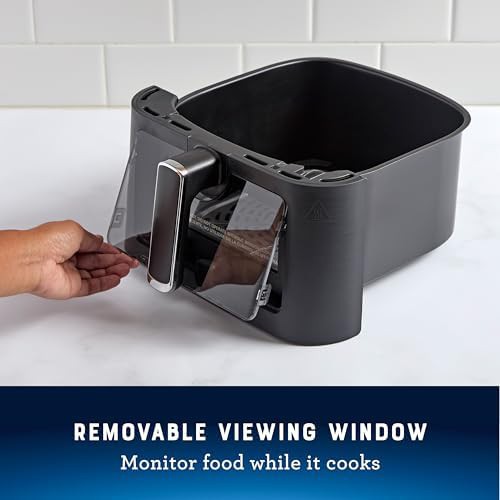 Oster 6 quart black air fryer with window — photo 3