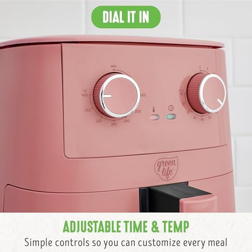 Pink Mechanical Basket Air Fryer — photo 5