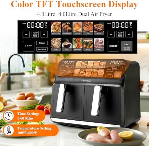 Dual basket eight quart air fryer — photo 4