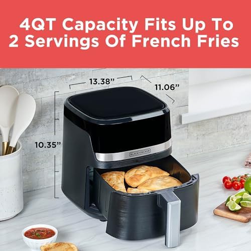 Black Decker Purify 4QT digital air fryer — photo 4