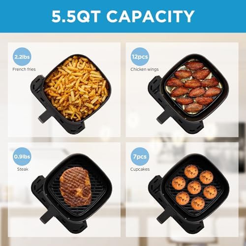Rapid air technology black basket fryer — photo 5