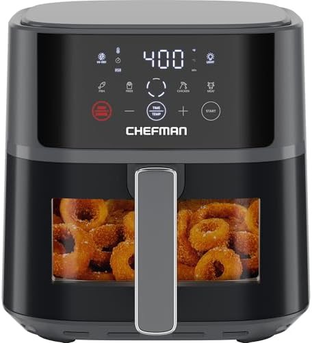Grey six quart fryer with window
