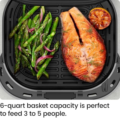 Grey six quart fryer with window — photo 3