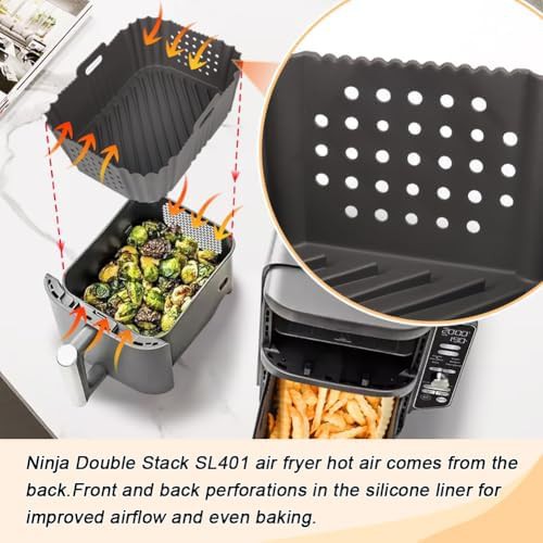 Silicone liners for double stack fryers — photo 4