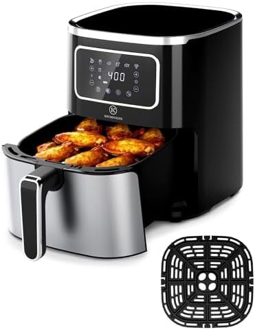 Stainless steel 5.28 qt digital fryer