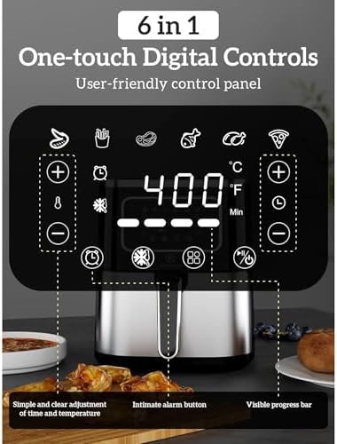 Stainless steel 5.28 qt digital fryer — photo 3