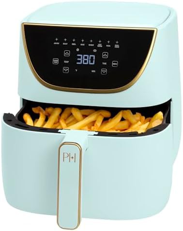 Aqua six quart touchscreen air fryer