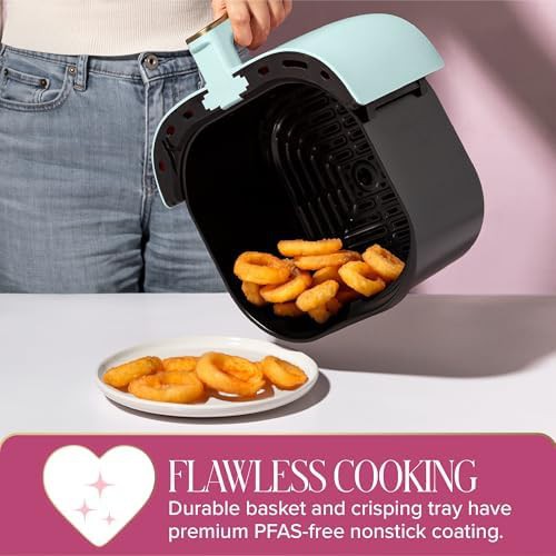 Aqua six quart touchscreen air fryer — photo 3