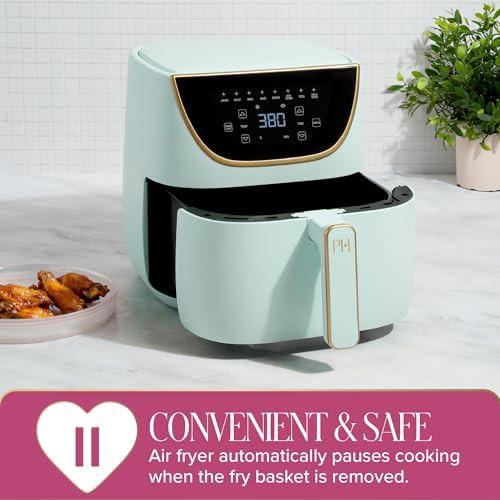 Aqua six quart touchscreen air fryer — photo 5
