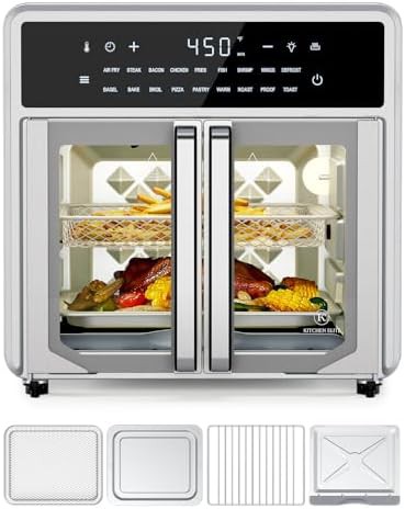 Compact Stainless Steel French Door Oven