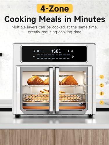 Stainless steel french door toaster oven — photo 4