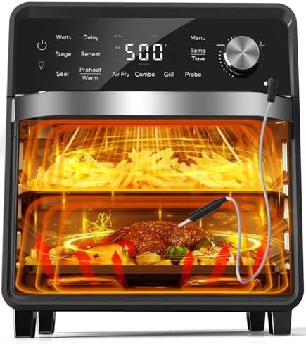 Stainless Steel Air Fryer Oven with Grill