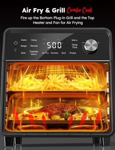 Stainless Steel Air Fryer Oven with Grill — photo 4