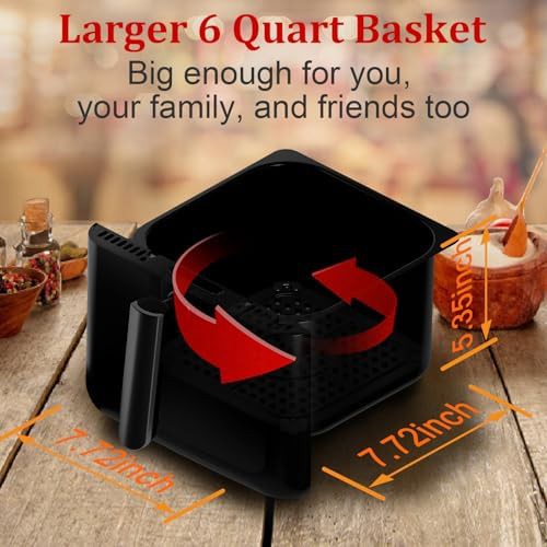 Touchscreen air fryer with 12 presets — photo 4