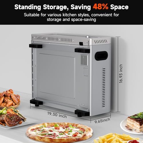 Stainless steel digital toaster oven and air fryer — photo 3