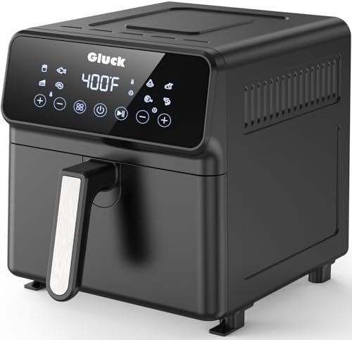 Stainless steel 6 quart square basket air fryer