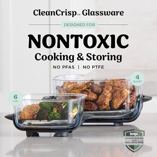 Green Glass Four Quart Portable Air Fryer — photo 4