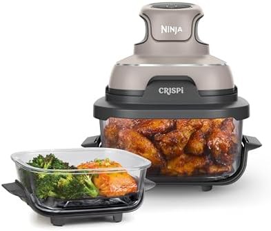 Stone Grey Glass Four Quart Air Fryer