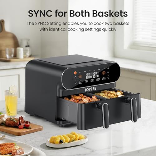 Black eleven quart flex basket air fryer — photo 4