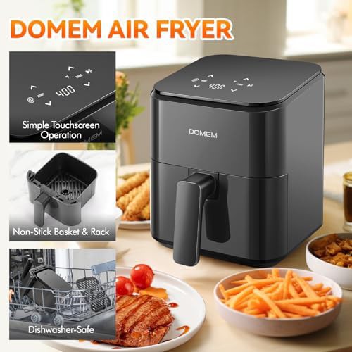 Small touchscreen space saving air fryer — photo 3