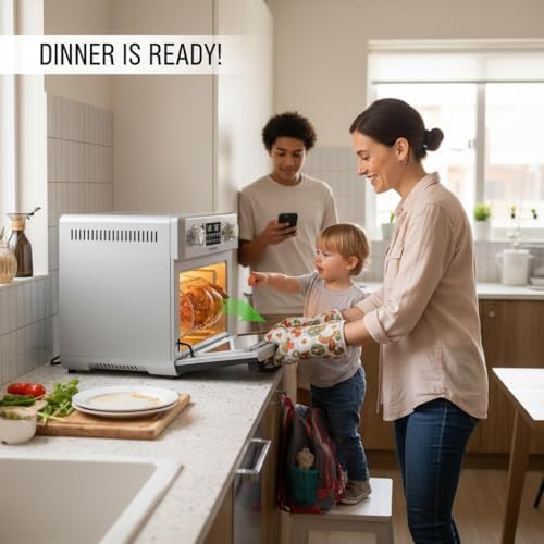 Large stainless steel convection toaster oven — photo 4