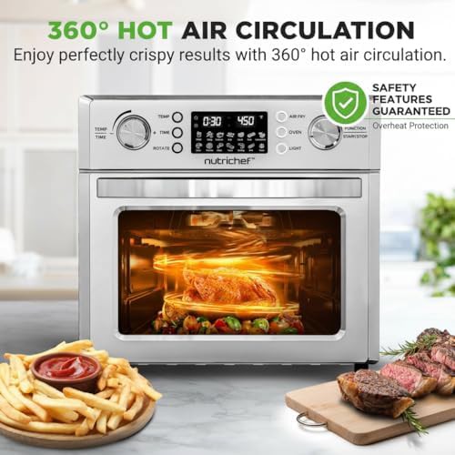 Large stainless steel convection toaster oven — photo 5