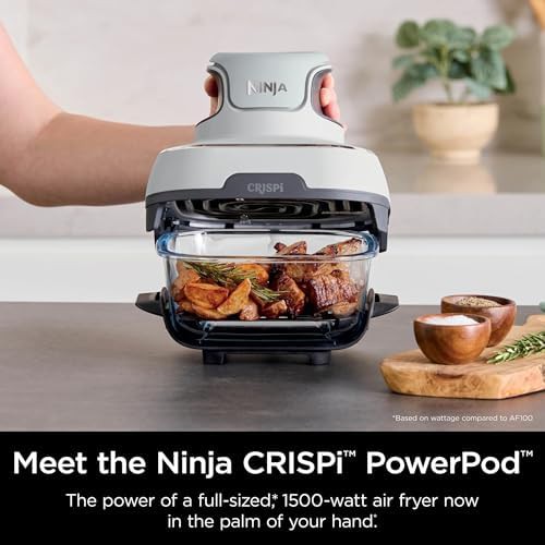 White glass four quart portable air fryer — photo 3