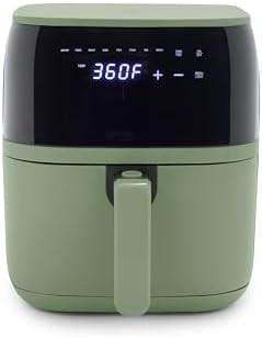 Sage Green Ceramic Nonstick Air Fryer