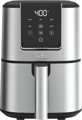 Slim four quart touchscreen air fryer
