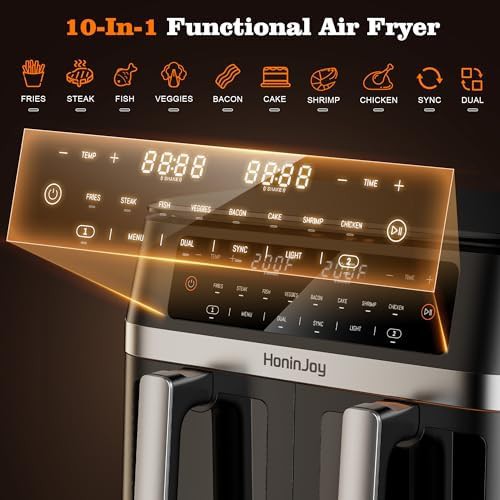 12-in-1 Dual Basket Fryer with Window — photo 3