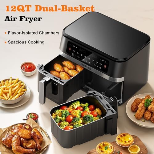 12-in-1 Dual Basket Fryer with Window — photo 4