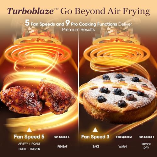 TurboBlaze six quart gray ceramic fryer — photo 3