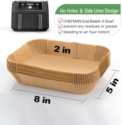 Rectangle liners for dual basket fryer — photo 5