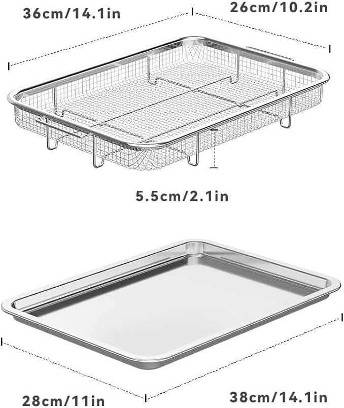 Stainless steel crisper tray and basket — photo 5