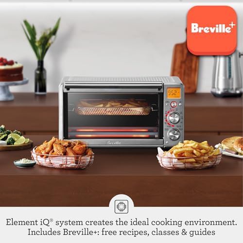 Brushed stainless compact smart oven air fryer — photo 3