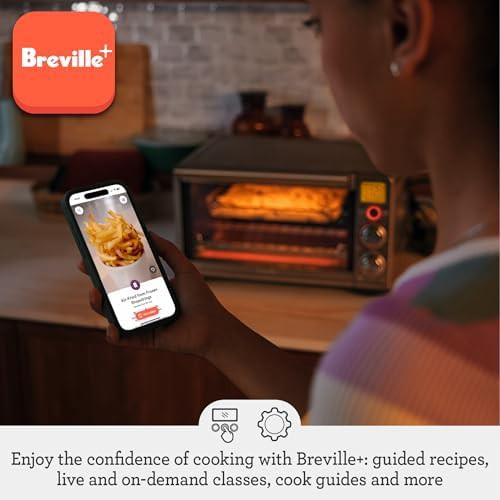 Brushed stainless compact smart oven air fryer — photo 5