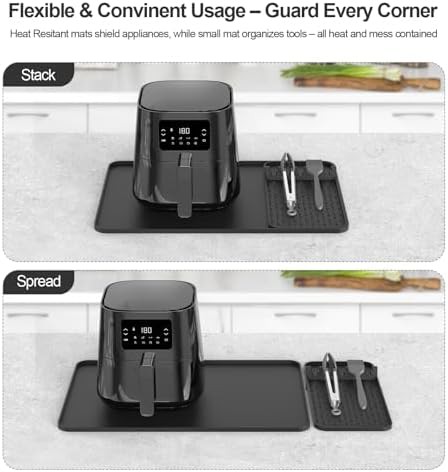 Silicone heat resistant mat for kitchen counters — photo 5