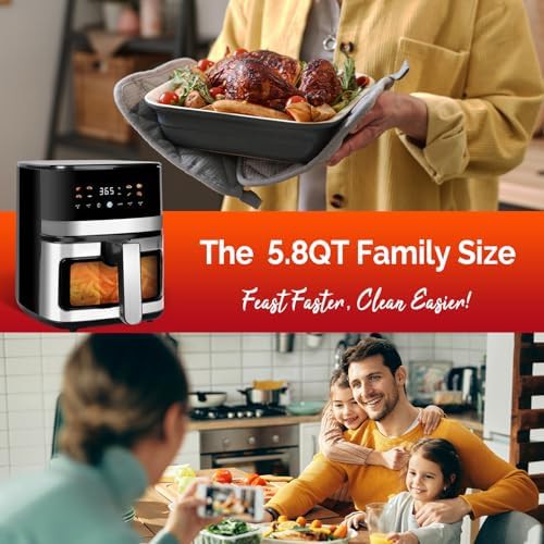 MIRASTON 5.8QT window compact air fryer — photo 5
