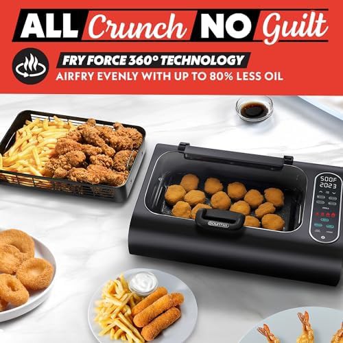 Smokeless indoor grill and air fryer combo — photo 3