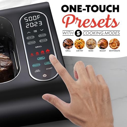 Smokeless indoor grill and air fryer combo — photo 4