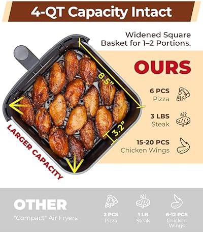 Portable mini four quart air fryer — photo 3