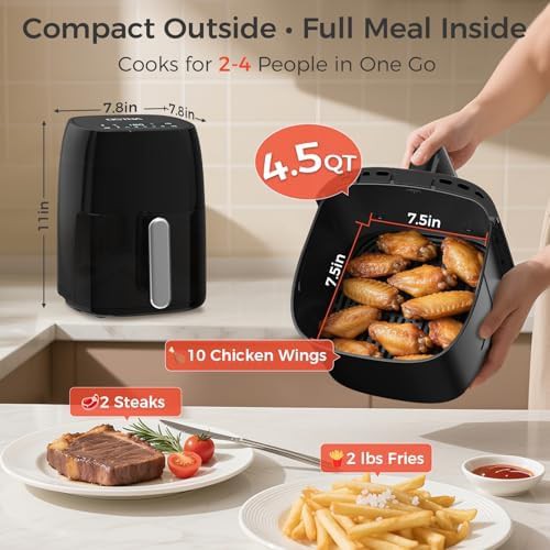 Digital Touchscreen Basket Air Fryer — photo 4