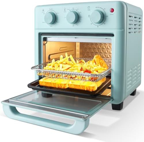 Blue Compact Convection Toaster Oven Combo